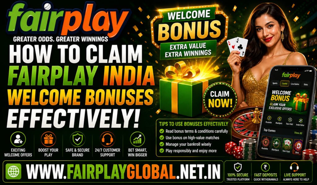 How to Claim Faiplay India Welcome Bonuses Effectively