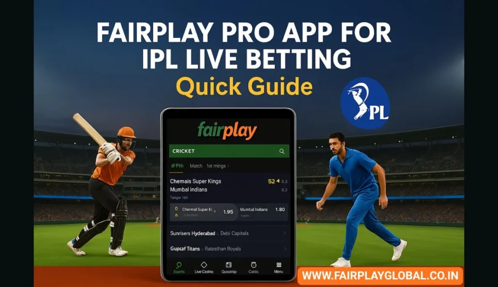 Fairplay Pro App for IPL Live Betting Quick Guide