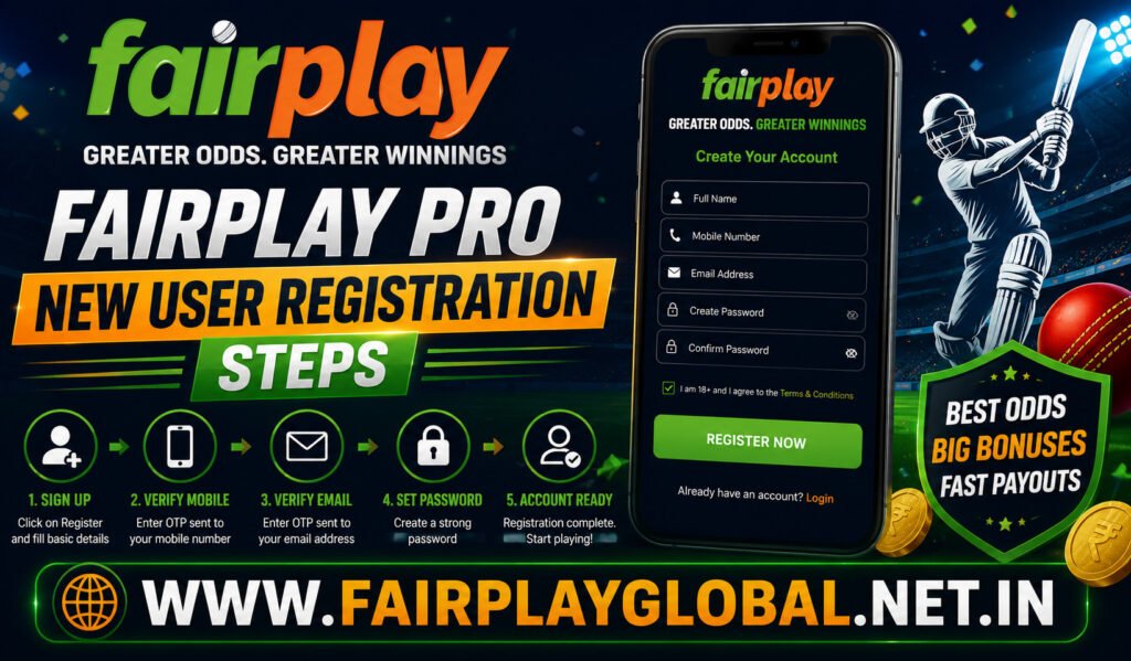 Fairplay Pro New User Registration Steps india