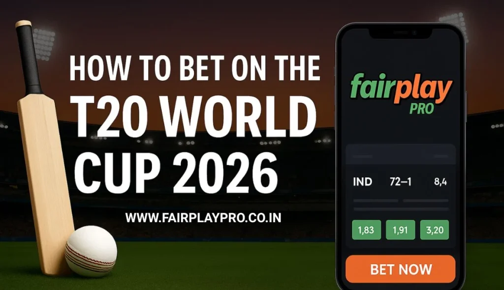 How to Bet on the T20 World Cup 2026 Using Fairplay Pro
