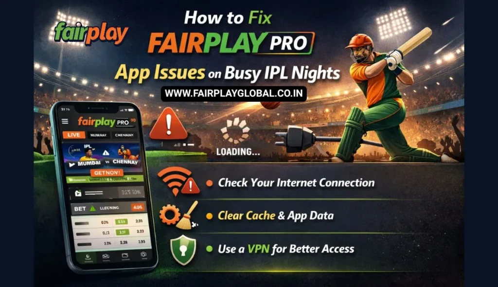 How to Fix Fairplay Pro App Issues on Busy IPL Nights