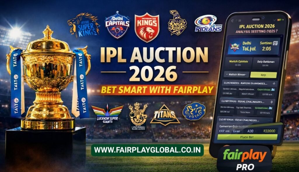 IPL Auction 2026 Coverage for Fairplay Players