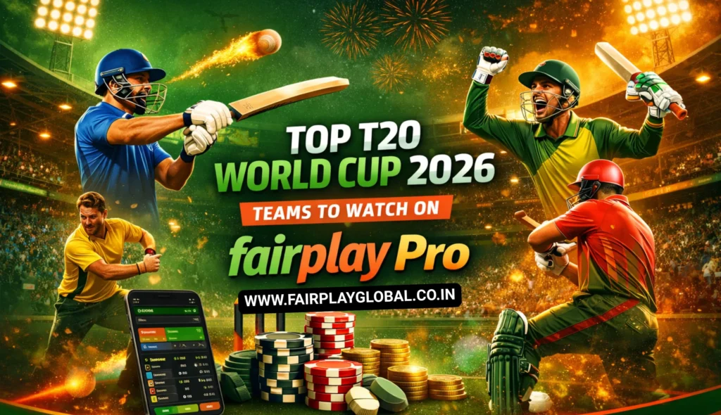 Top T20 World Cup 2026 Teams to Watch on Fairplay Pro