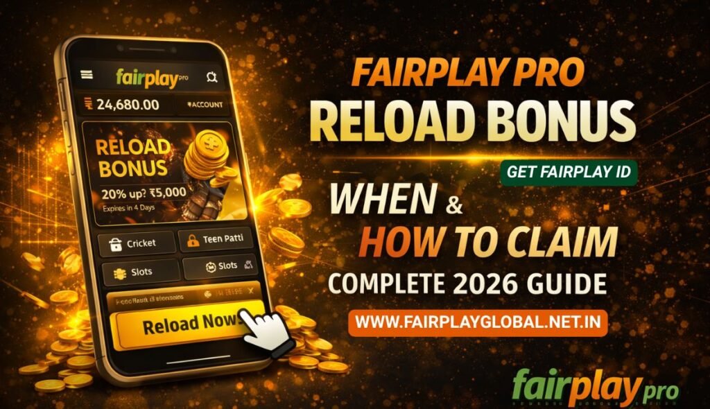 Fairplay Pro Reload Bonus When & How to Claim