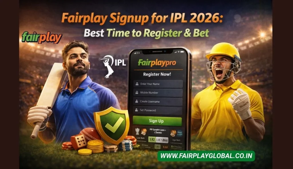Fairplay Signup for IPL 2026 Best Time to Register & Bet
