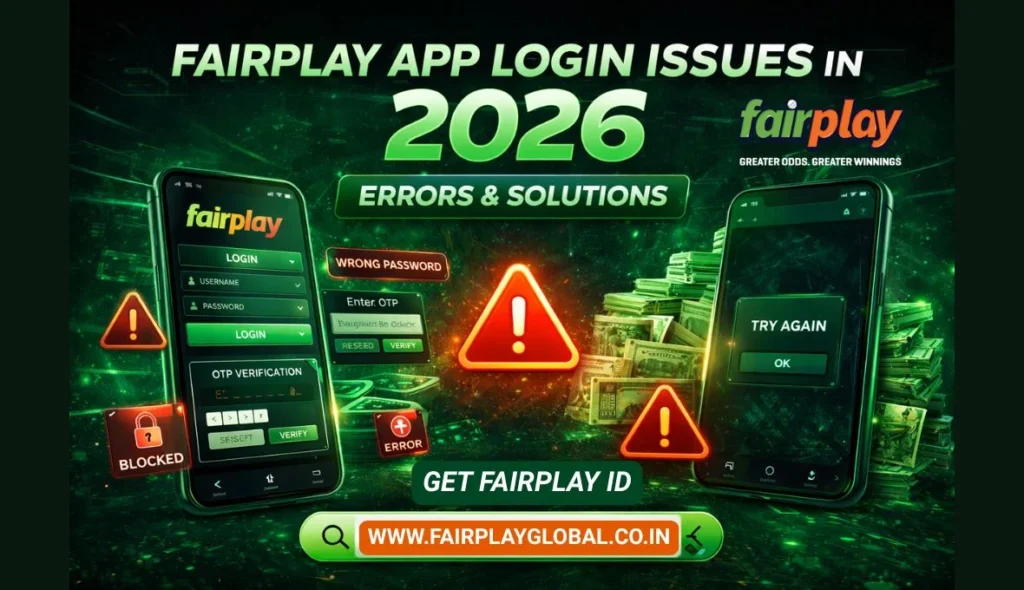 Fairplay App Login Issues in 2026 (Errors & Solutions)