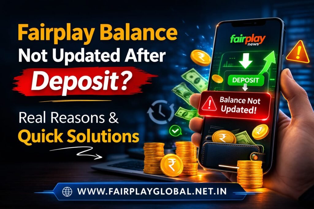 Fairplay Balance Not Updated After Deposit Solutions