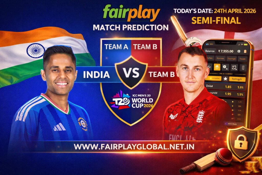 Fairplay Match Prediction Ind vs Eng T20 World Cup 2026 Semi-Final