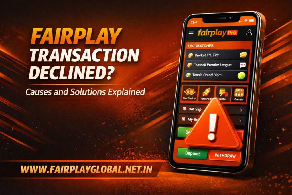 Fairplay Transaction Declined – Causes and Solutions