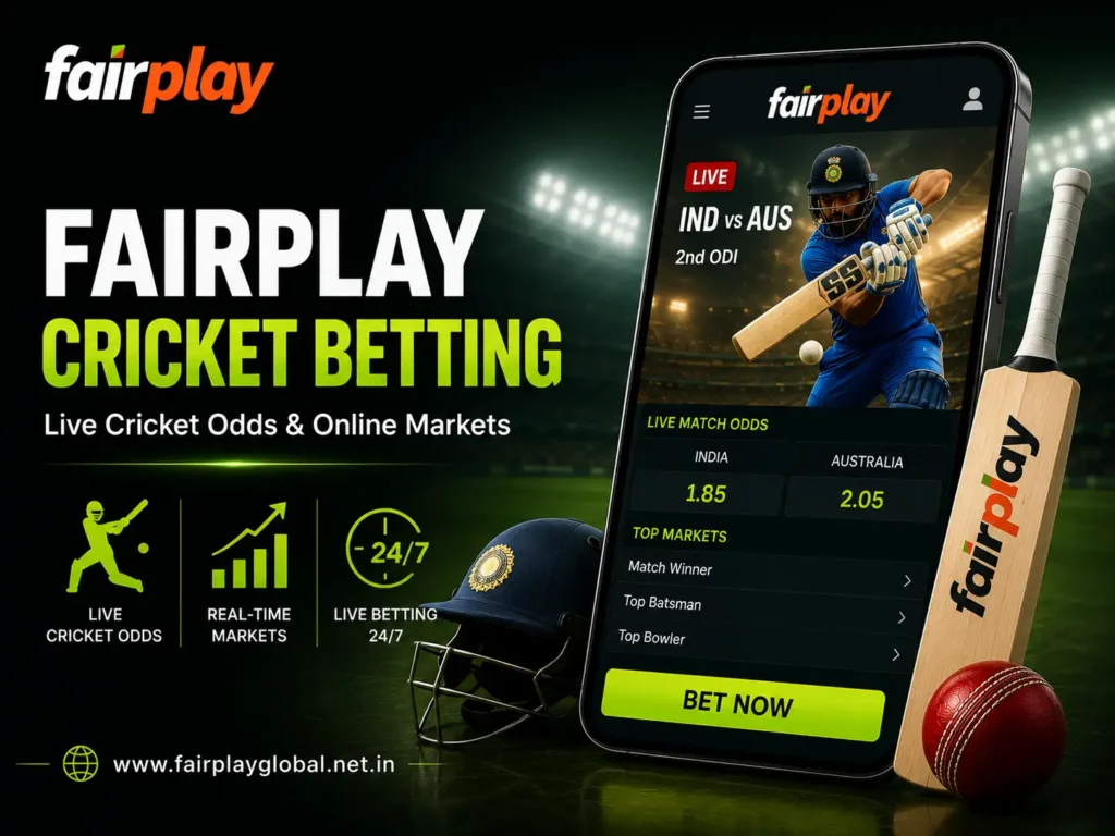 Fairplay Cricket Betting – Live Cricket Odds & Online Markets